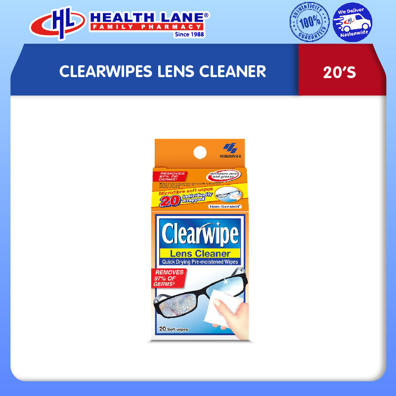 CLEARTISSUE LEMBAP LENS CLEANER 20'S
